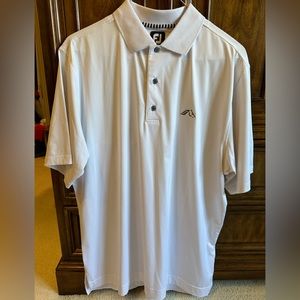 FootJoy White golf shirt.  Size L